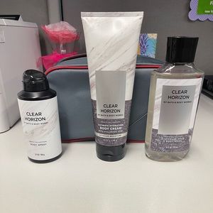 Men’s Bath & Bodywork’s trio set - shower gel, body spray, and body cream